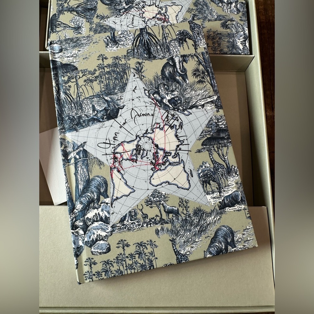 Dior White and Blue Star Map note book and pencil - Picture 5 of 8
